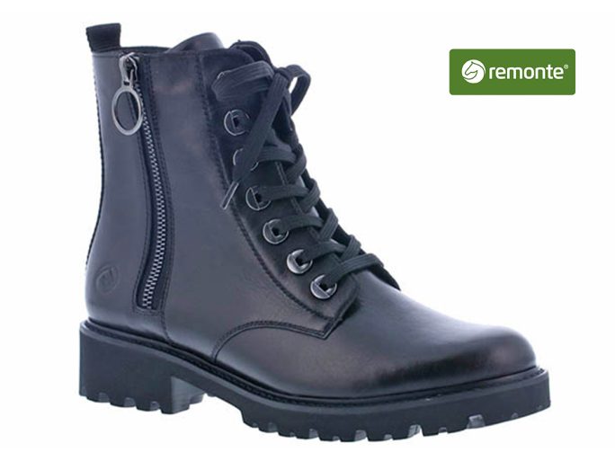 Remonte D8671 veterboot zwart