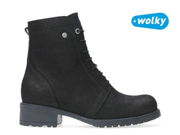 Wolky 2475 Quinta zwart veterboot