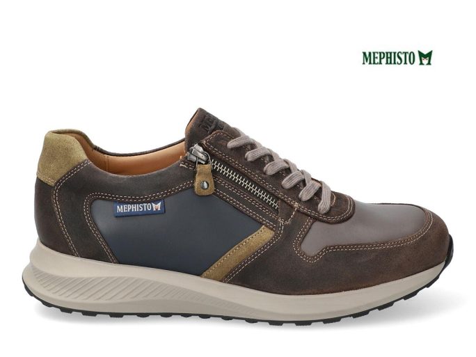 Mephisto Dino bruin combi sneaker