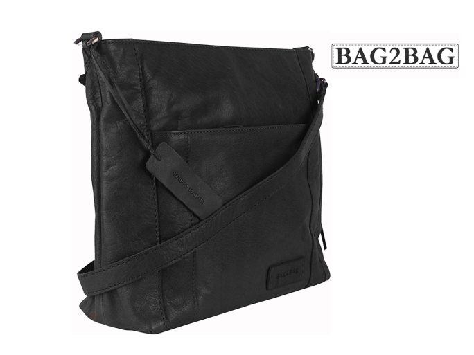 Bag2Bag Avola zwart schoudertas