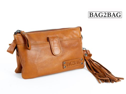 Bag2Bag Dover cognac schoudertasje