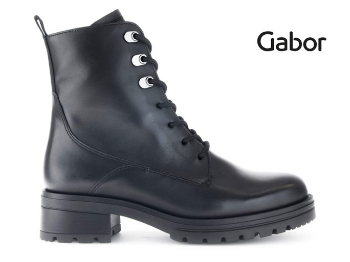 Gabor 52.786.57 veterboot zwart